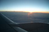 Sonnenuntergang ber der Schweiz